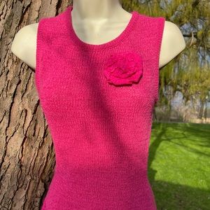 Karen Kane hot pink tank top P